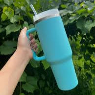 1200ml Tumbler with Handle & Straw – Portab Handle Straw | Nayvo Mall