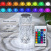 16 Colors Crystal Decoration Piece LED Touch Lamp with Remote – RGB Acrylic Table Lamp for Room Decoration, Decoration Piece for Tables or Shelves.