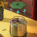 6-grid rotating grain container