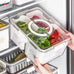 Premium acrylic airtight multi portion box