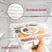 Premium acrylic airtight multi portion box