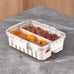Premium acrylic airtight multi portion box