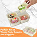 Premium acrylic airtight multi portion box