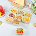 Premium acrylic airtight multi portion box