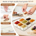 Premium acrylic airtight multi portion box