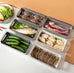 Premium acrylic airtight multi portion box