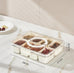 Premium acrylic airtight multi portion box