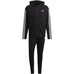 Adidas Black Hooded Tracksuit – Premium Zip-Up Style for Men
