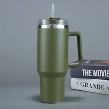 1200ml Tumbler with Handle & Straw – Portab  Handle Straw | Nayvo Mall