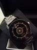 Black Stylish high Quality Fashion Casual stainles steel chain Strap Watch