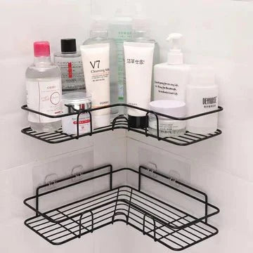 3-Tier Metal Bathroom Stand – Toilet Organizer Shelf, Space-Saving Rack | Nayvo Mall