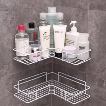 3-Tier Metal Bathroom Stand – Toilet Organizer Shelf, Space-Saving Rack | Nayvo Mall